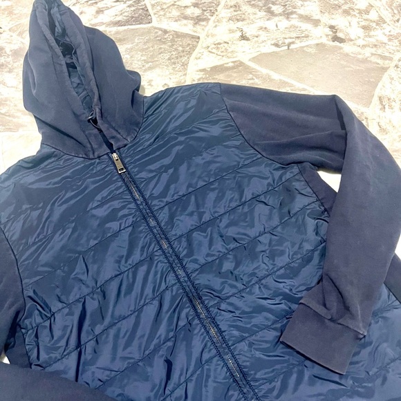 Prada Hybrid Down Jacket Hoodie Mens Size Medium - Picture 2 of 7